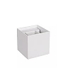 XIO sienas lampa kvadrātveida LED dimmējama G9 1x4W 2700K balta (Lucide)