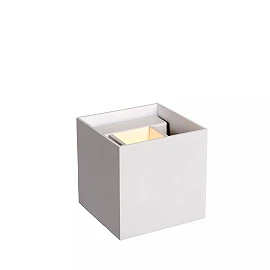 XIO sienas lampa kvadrātveida LED dimmējama G9 1x4W 2700K balta (Lucide)