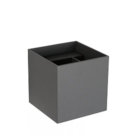 XIO sienas lampa kvadrātveida LED dimmējama G9 1x4W 2700K pelēka (Lucide)