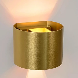 XIO sienas lampa pusapaļa LED dimmējama G9 1x3.5W 2700K matēta zelta/misiņa (Lucide)