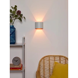 XIO sienas lampa pusapaļa LED dimmējama G9 1x3.5W 2700K balta (Lucide)