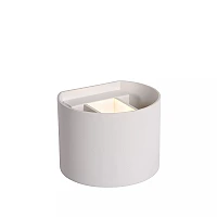 XIO sienas lampa pusapaļa LED dimmējama G9 1x3.5W 2700K balta (Lucide)