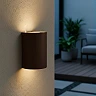 YORK Wall spotlight Indoor/Outdoor 4x1.2W Integrated LED IP54 Rust Brown (Lucide)