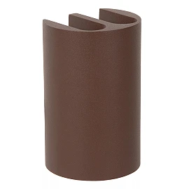 YORK Wall spotlight Indoor/Outdoor 4x1.2W Integrated LED IP54 Rust Brown (Lucide)