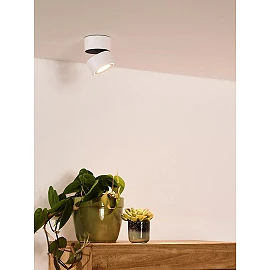 YUMIKO ceiling spotlight Ø7.8 cm LED 10W 2700K white (Lucide)