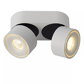 YUMIKO ceiling spotlight LED 2x10W 2700K white (Lucide)