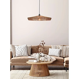 YUNKAI Pendant light Ø70 cm E27 natural (Lucide)