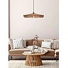 YUNKAI Pendant light Ø70 cm E27 natural (Lucide)