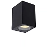 ZARO outdoor wall spotlight 1xGU10 Black (Lucide)