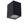ZARO outdoor wall spotlight 1xGU10 Black (Lucide)