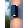 ZARO outdoor wall spotlight 2xGU10 Black (Lucide)