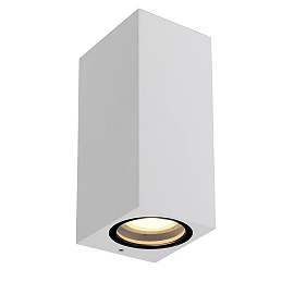 ZARO outdoor wall spotlight 2xGU10 White (Lucide)