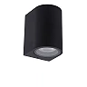 ZARO outdoor wall spotlight 1xGU10 Black (Lucide)