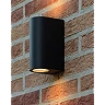 ZARO outdoor wall spotlight 2xGU10 Black (Lucide)