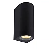 ZARO outdoor wall spotlight 2xGU10 Black (Lucide)