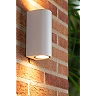 ZARO outdoor wall spotlight 2xGU10 White (Lucide)