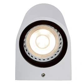 ZARO outdoor wall spotlight 2xGU10 White (Lucide)