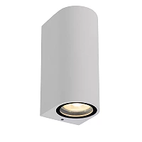 ZARO outdoor wall spotlight 2xGU10 White (Lucide)