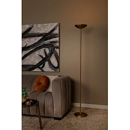 ZENITH floor lamp LED 20W 3000K brass (Lucide)