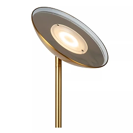 ZENITH floor lamp LED 20W 3000K brass (Lucide)