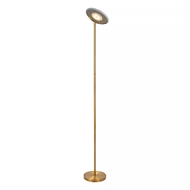 ZENITH floor lamp LED 20W 3000K brass (Lucide)