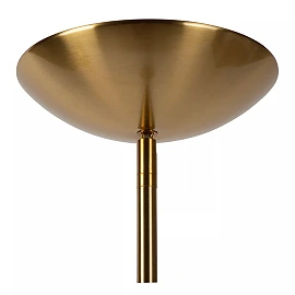 ZENITH floor reading lamp LED 20W + 4W brass (Lucide)