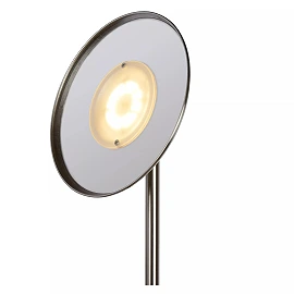 ZENITH floor reading lamp LED 20W + 4W satin chrome (Lucide)