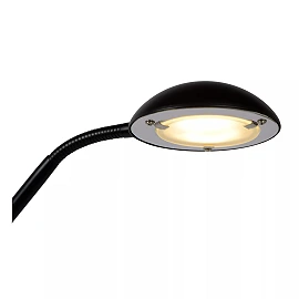 ZENITH floor reading lamp LED 20W + 4W black (Lucide)