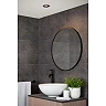 ZIVA recessed spotlight bathroom 1 x 50 W GU10 IP44 black (Lucide)