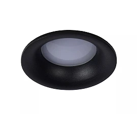 ZIVA recessed spotlight bathroom 1 x 50 W GU10 IP44 black (Lucide)