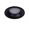 ZIVA recessed spotlight bathroom 1 x 50 W GU10 IP44 black (Lucide)