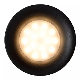 ZIVA recessed spotlight bathroom 1 x 50 W GU10 IP44 black (Lucide)