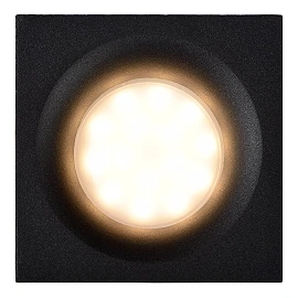 ZIVA Recessed spotlight Bathroom 1x50W GU10 IP44 Black (Lucide)