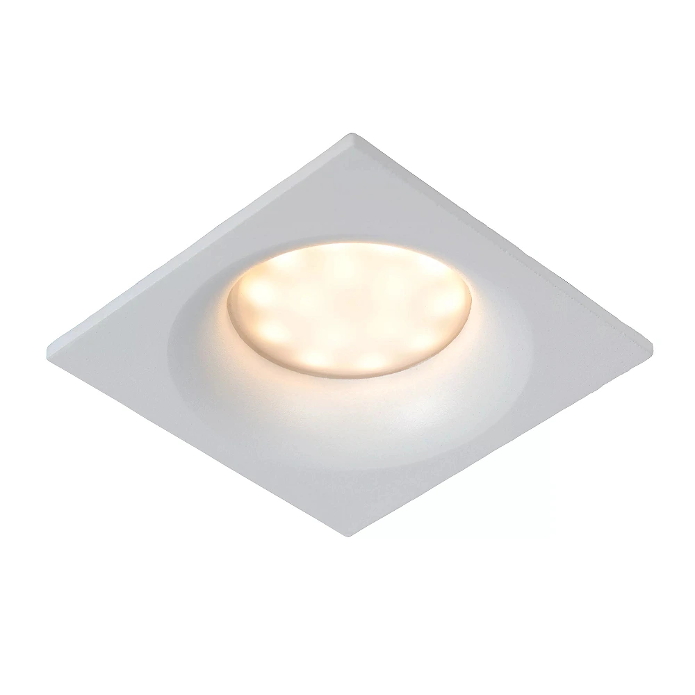 ZIVA Recessed spotlight Bathroom 1x50W GU10 IP44 White (Lucide)