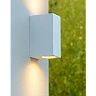 ZORA-LED outdoor wall spotlight 2x5W GU10 white (Lucide)