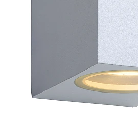ZORA-LED outdoor wall spotlight 2x5W GU10 white (Lucide)