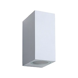 ZORA-LED outdoor wall spotlight 2x5W GU10 white (Lucide)