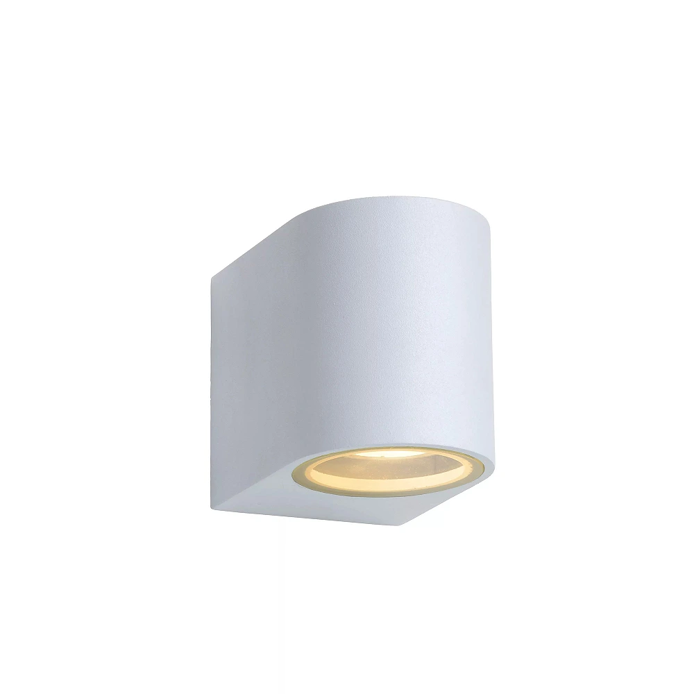 ZORA-LED outdoor wall spotlight 1 x 5 W GU10 3000K white (Lucide)