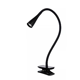 ZOZY klipša lampa LED 1x4 W 3000 K melna (Lucide)