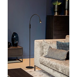 ZOZY floor reading lamp LED 1x4 W 3000 K black (Lucide)