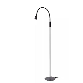 ZOZY floor reading lamp LED 1x4 W 3000 K black (Lucide)