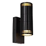 TIMBALA — Outdoor wall light 2xGU10, IP44, Black (Lucide)