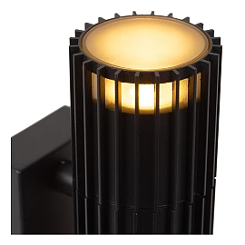 TIMBALA — Outdoor wall light 2xGU10, IP44, Black (Lucide)