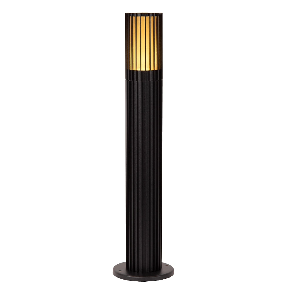 TIMBALA — Outdoor bollard 50 cm, 1xGU10, Black (Lucide)