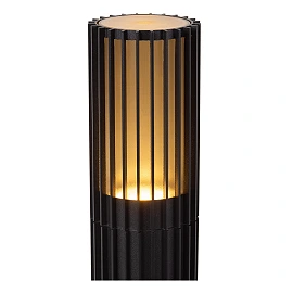 TIMBALA — Outdoor bollard 50 cm, 1xGU10, Black (Lucide)