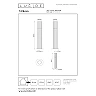 TIMBALA — Outdoor bollard 50 cm, 1xGU10, Black (Lucide)