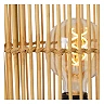 Table lamp JANTINE Ø30 × 45.5 cm, 1×E27, natural rattan/black (Lucide)