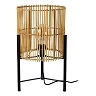 Table lamp JANTINE Ø30 × 45.5 cm, 1×E27, natural rattan/black (Lucide)