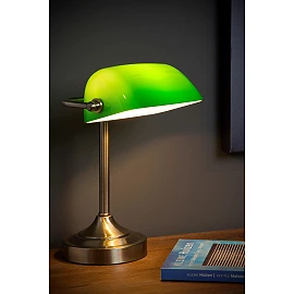 BANKER desk lamp 1xE14, Bronze (Lucide)