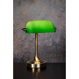 BANKER desk lamp 1xE14, Bronze (Lucide)